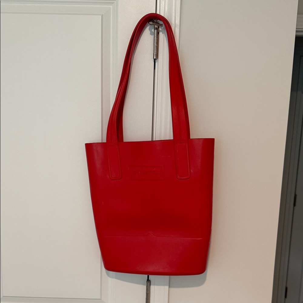 Hunter Vibrant Red Tote Bag